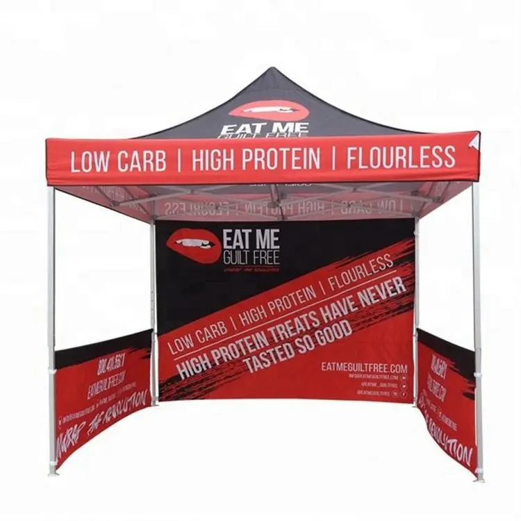 Car Accessories Outdoor Canopy Fabric Tent 3 X 3m Promotion Customized Trade Show Folding Popup