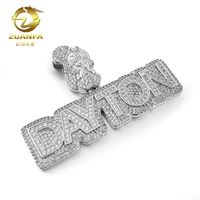 

sterling silver 925 mens aaaaa quality lab diamond custom made hiphop pendant