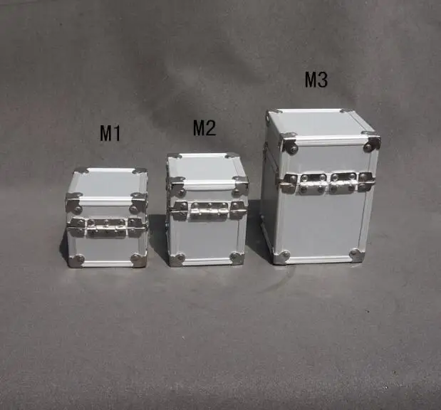 
Mini Tool case with silver aluminum frame 