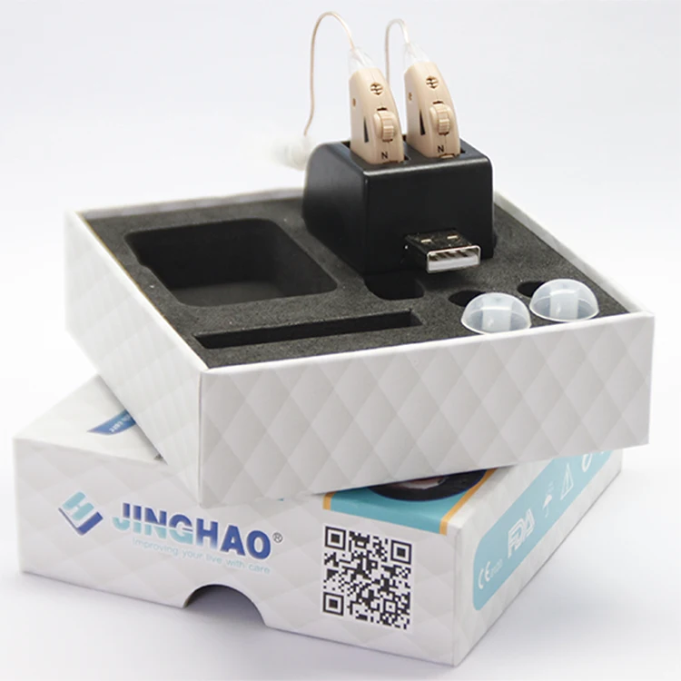 
Jinghao Medical Equipment Rechargeable Ear Listening Device China Hearing Aids Earphone 