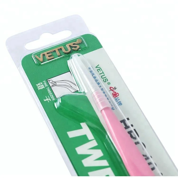 
Reliable Supplier Original Vetus High Precision Stainless Steel Eyelash Tweezers 
