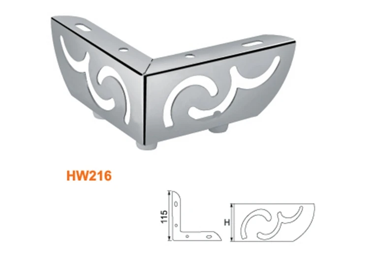 Qualified Special Metal Decorative Fancy Furniture Legs Brightness