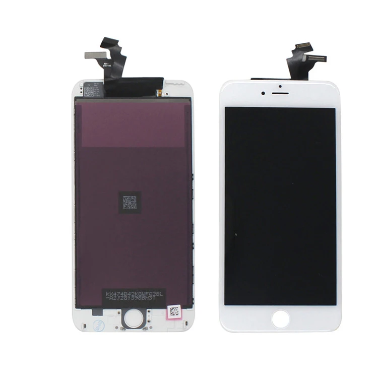 

S06-A6P shenzhen factory supplier wholesale cell phone spare parts full view touch digitizer display screen for iphone 6 plus, Black white