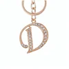 Hot Sale Alphabet Initial Letter Pendant Keychain