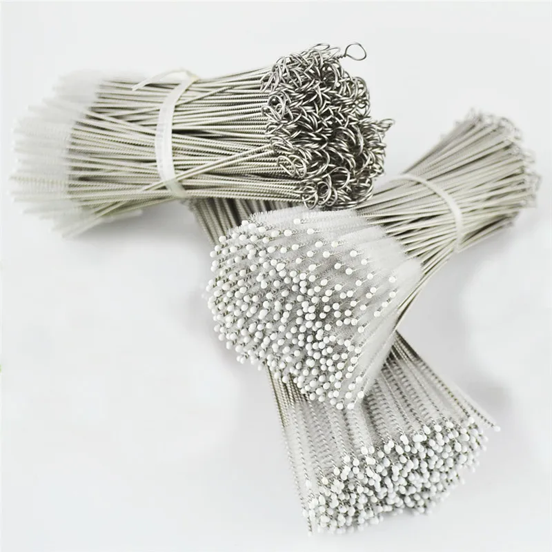

Eco-friendly Long Straw Cleaning Brush Free Shipping Stainless Brushes to Clean Straws for Stainless Steel Straw, Silver