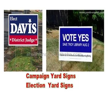 Corrugated Plastic Campaign Yard Signs Buy Election Sign