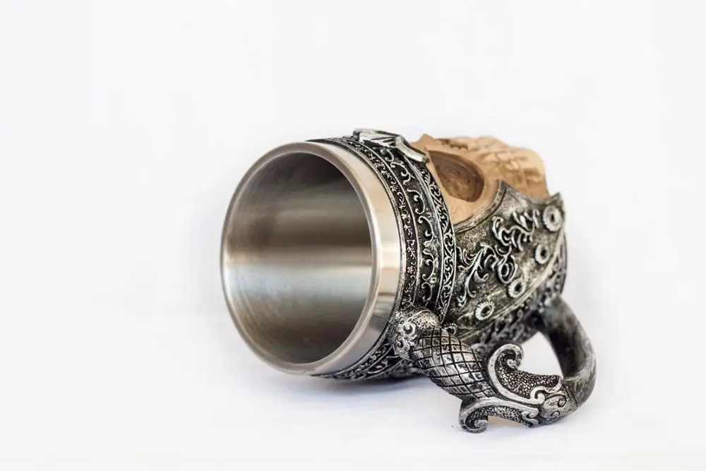 Metal Custom Design 3D Mug , Stainless Steel Coffee Mug For Office/Household