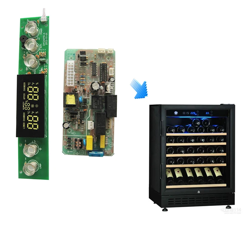 Electronic Wine Cellar Control Board With Display Pcba Buy Wine