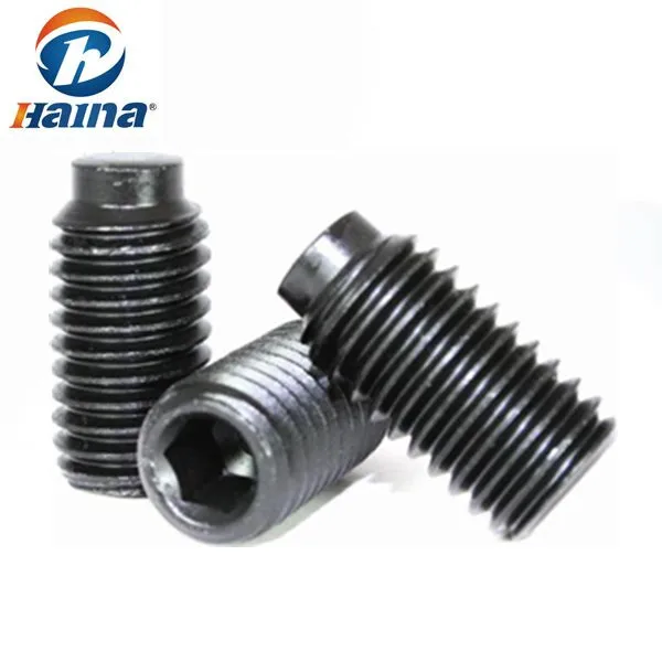 
Metric Hexagon socket set screws dog point 