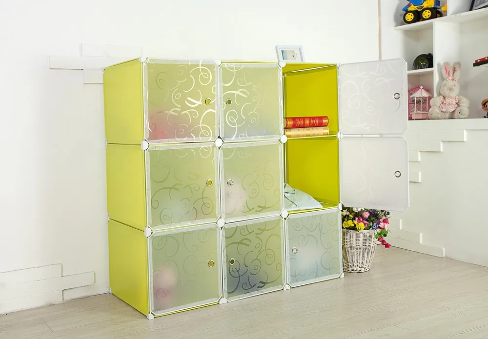 12 Cube Organizer Bookcase Plastic Stackable Storage Cubes Tm608 Buy