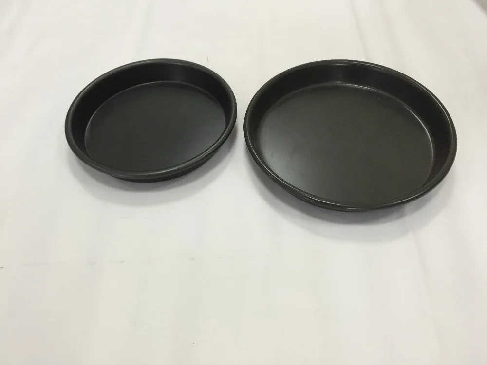 No-Stick Deep Pizza Tray Aluminum pizza pan low price China Manufacture baking round pan bakeware4