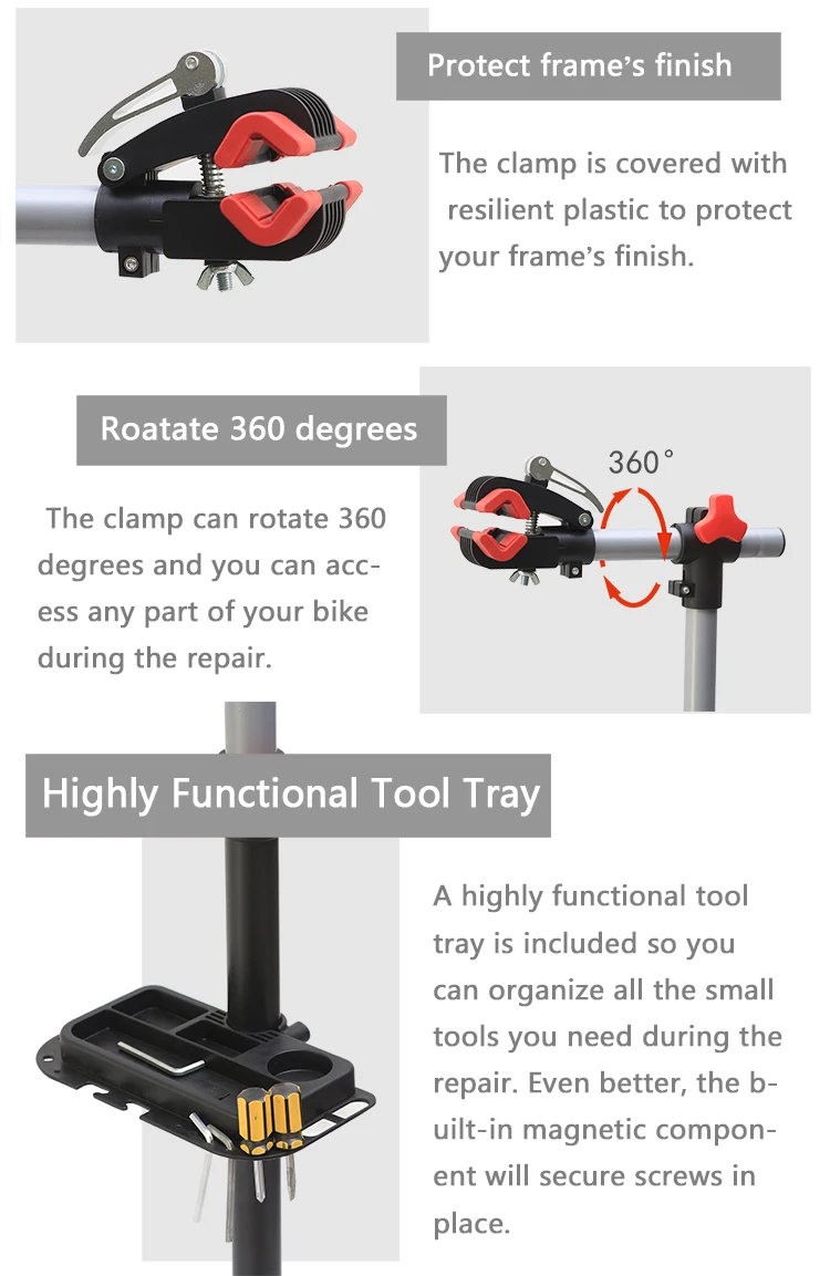 Steel bicycle display floor rack bike repair stand