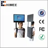 HQ220-P4 makeup drinks food shoes advertising media player with 21.5 inch lcd monitors