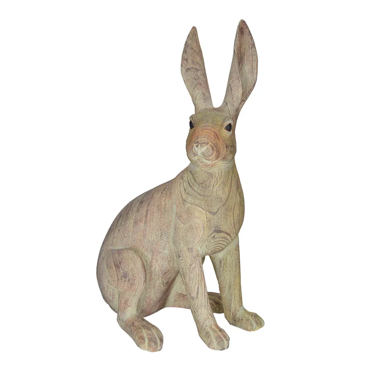 resin rabbit garden ornaments