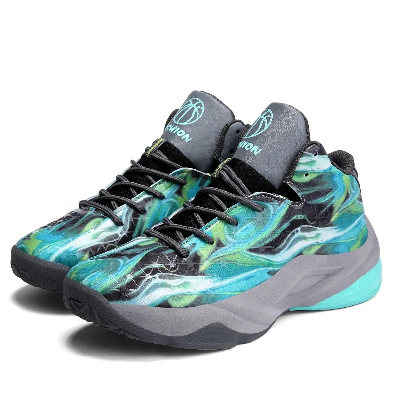 

Men Women Fashion Shock Absorbing Basketball Sports Shoes, Customized