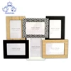 Picture Frames for 6 Photos Collage Multiple Picture Acrylic Front, Assembly Required, Multicolor hybrid Wooden Grain