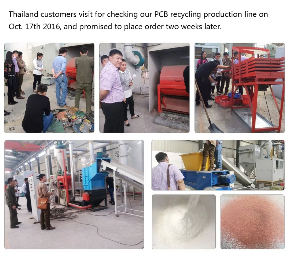 Dry Type Scrap Circuit Board Recycling Machine PCB Recycle Machine for Sale