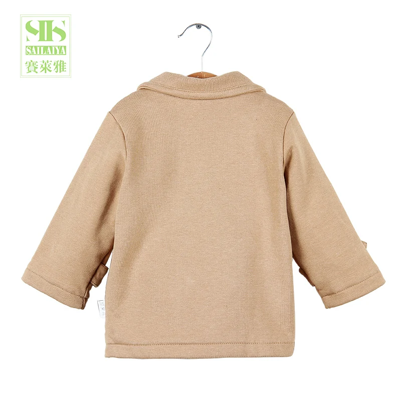 
High Quality baby Spring Autumn 100% Organic Cotton baby Windbreaker wearing Coats Baby Clothes Clothing 