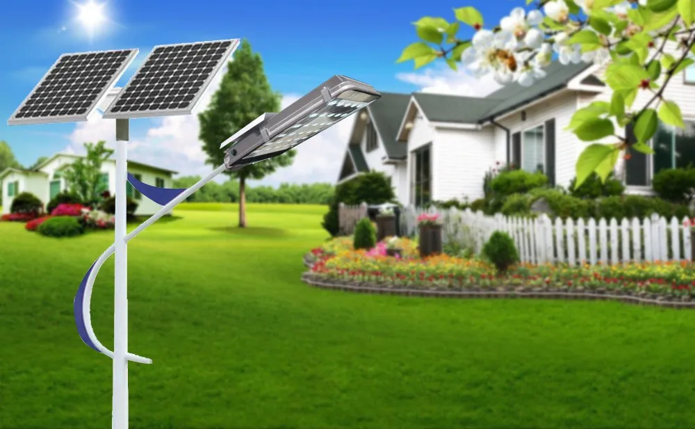 High quality Integrated 40W solar panel lithium battery IP6512W led street light for rural area