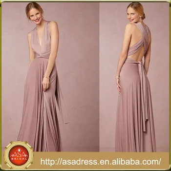 convertible maxi dress bridesmaid