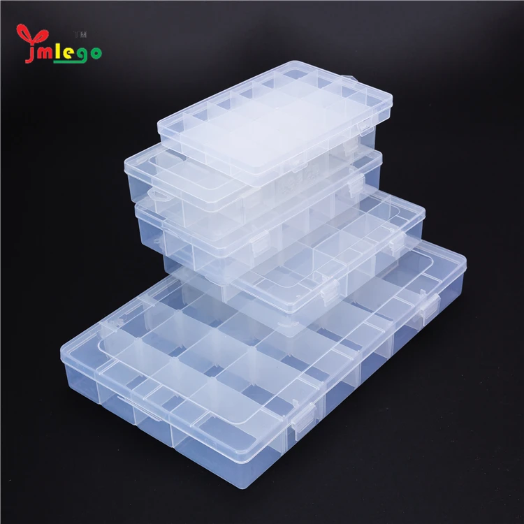 Caja De Almacenamiento De Plástico De 8 Compartimentos Con Forma De