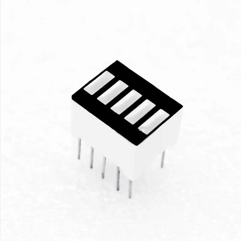 Led bar pure green indoor five bar led signage 5 segment led graph