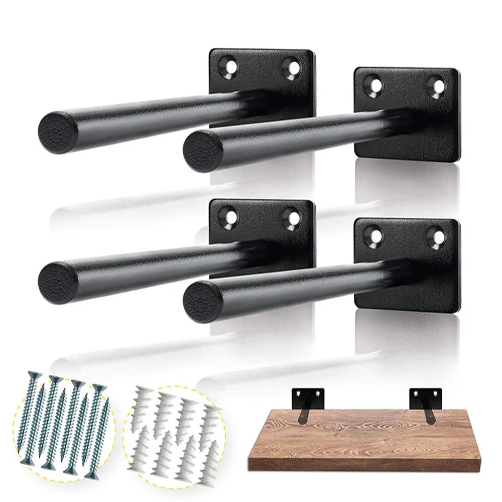
Hidden Invisible Metal Floating Hanging Shelf Supports Bracket Floating Aluminum Brackets Side Mount Glass Wood Shelf Bracket 