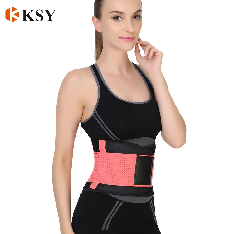 

Waist Trainer Belt Body Shaper Belly Wrap Compression Band Trimmer Slimmer for Weight Loss Workout Fitness, Pink;blue;black;purple