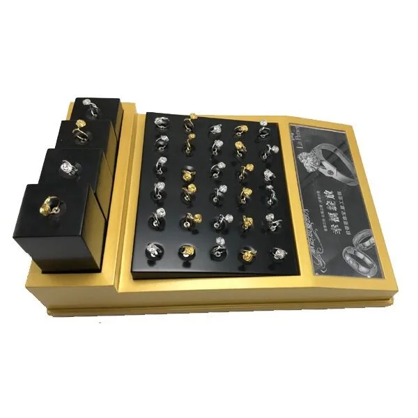 Dyh Customized Black Acrylic Security Retractable Antitheft Ring Display With 36 Holes Buy