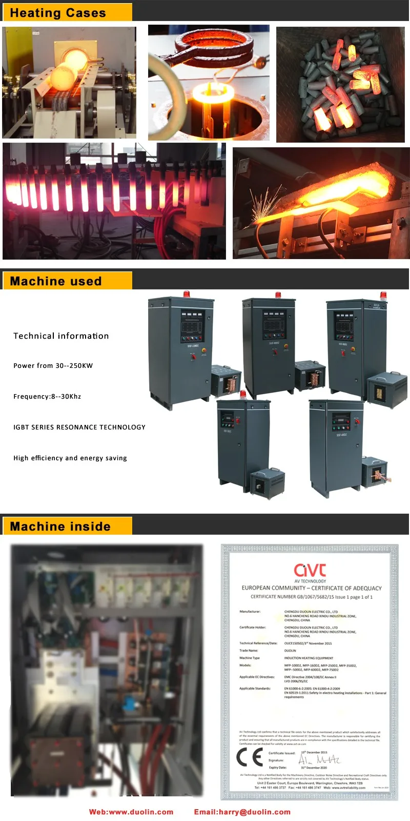 2017 new design induction heating generator for View induction heating