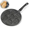 Non-stick Pan Flapjack Maker Emoji Smiley Face Mini Pancake Pan
