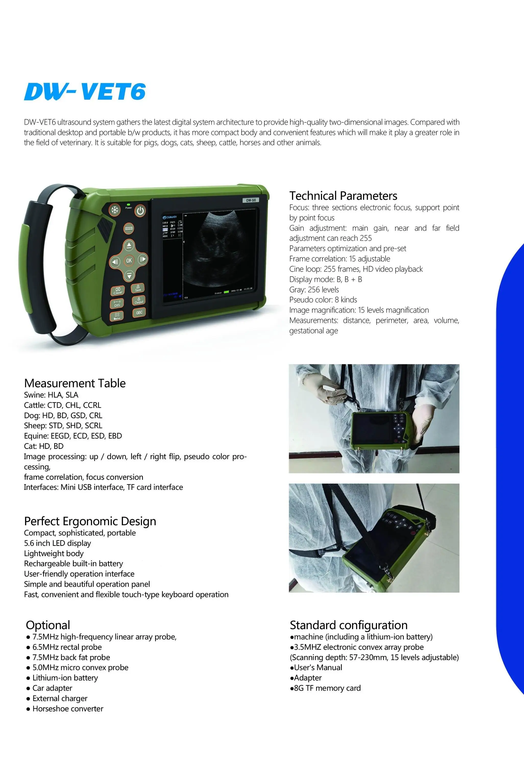 Dw Vet6 Cow Pregnancy Breast Test Cheap Handheld