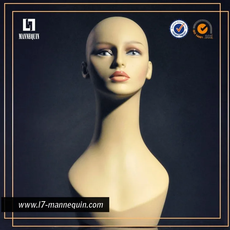 Alibaba Wholesale Cheap Mannequin Head Female Makeup Jewelry Display