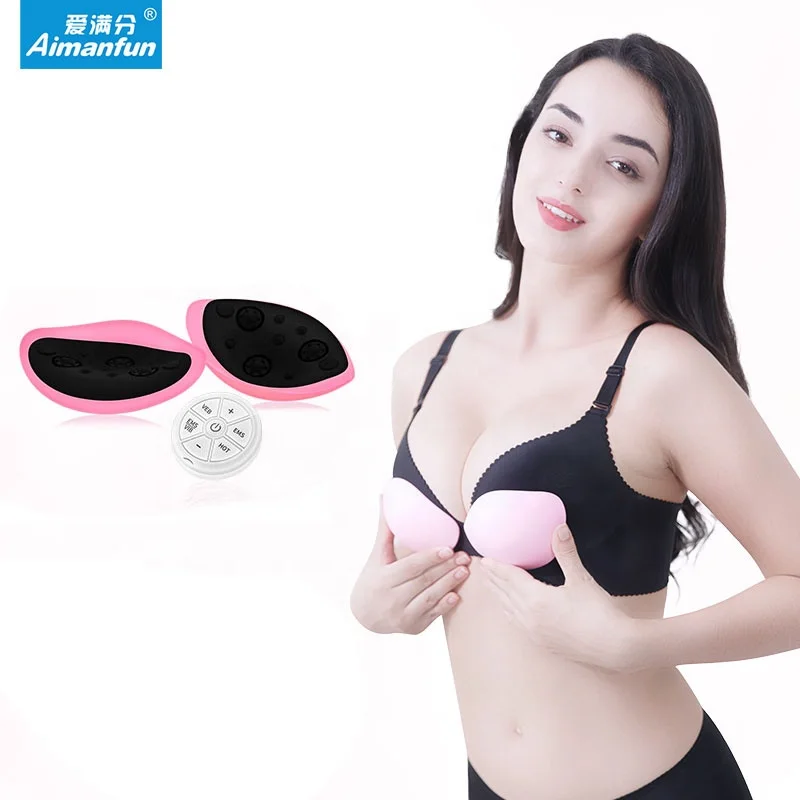 

2021 hot small breast massage device with EMS/VIB/Warm technology
