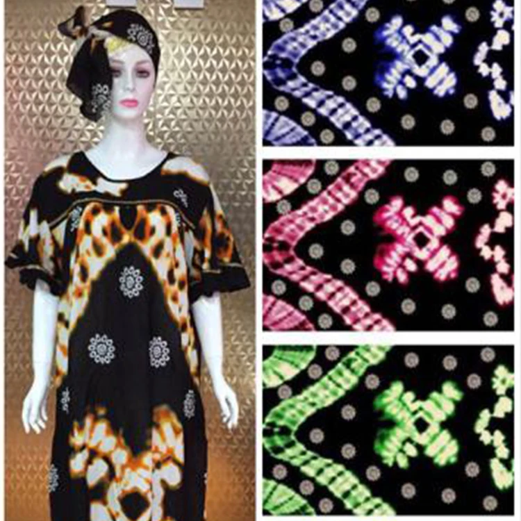 

2018 New Colorful Rayon Abaya Hijab African Design Clothing Wholesale, Mix color
