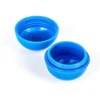 Threaded screw opened plastic hollow balls