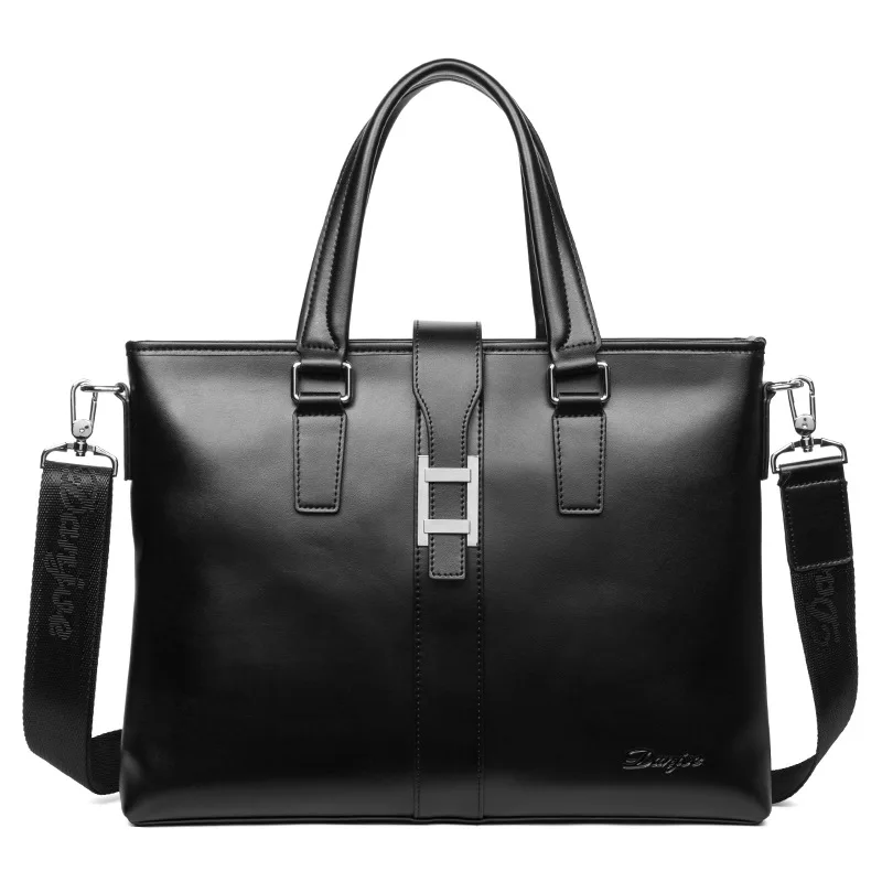

2019 New Fashion Genuine Leather Men Briefcase Bag High Quality Messenger Bag For Men Business Bag