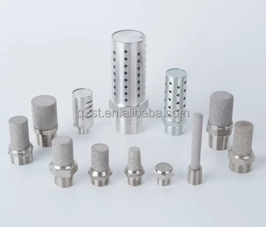 
Aluminum material muffler silencer with wire mesh for noise 