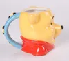 E-co 3D Animal Cartoon Pooh Bear Cute Ceramic Coffee Mug