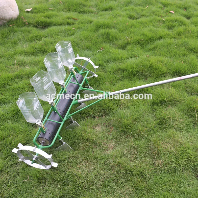 Good Quality Manual Hand Push Grass Vegetable Seeder Sowing Machine 