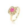 15416 Xuping Ancient gold plated royal noble italian ring designs for women