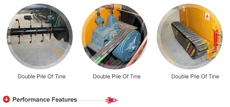 crawler walking compost turner