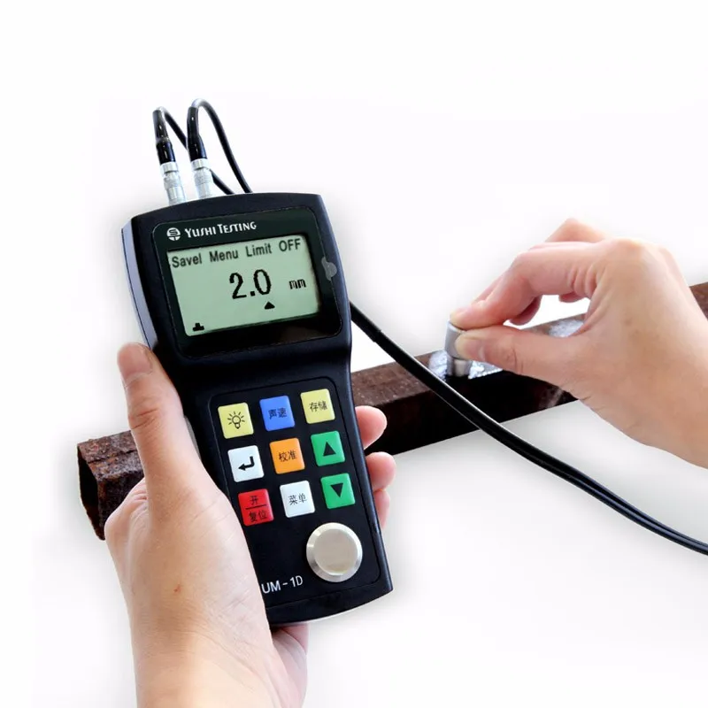 

yushi um1d high accuracy portable ultrasonic thickness gauge