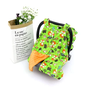 Image of On Sale Personalized Hoist Design Soft Minky Baby Car Seat blanket
