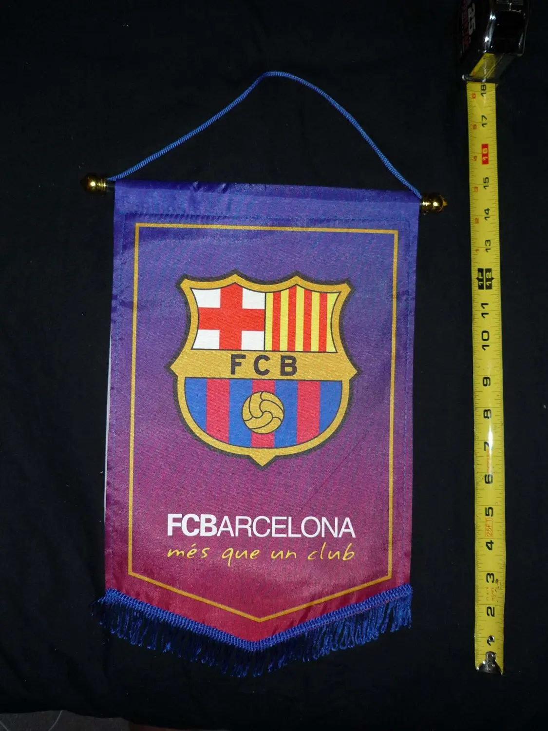 FC Barcelona Wimpel Fussball Football 10x8cm Pennant Spanien #921A