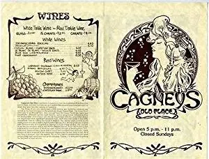 Buy Cagneys Old Place Souvenir Menu Highway 17 Myrtle Beach South Carolina In Cheap Price On Alibaba Com