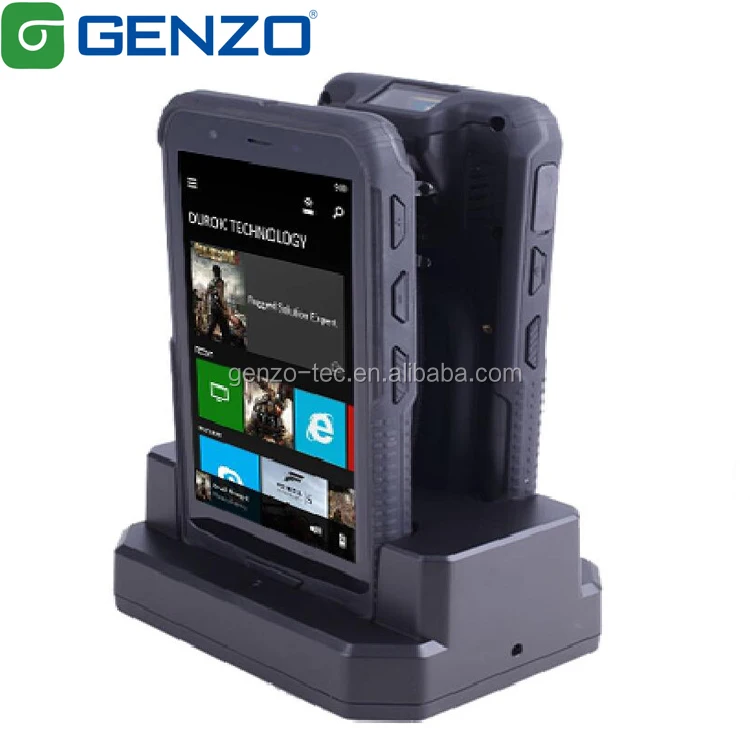 4G/ Wifi/ BT /GPS Window 10 Rugged Smartphone PDA UHF RFID Handheld Chip ID Card Reader with 5.98 Inch Display Rugged PDA