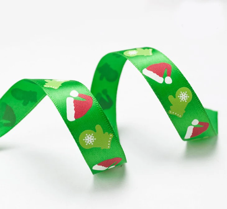 Oempromo wholesale merry christmas decoration ribbon