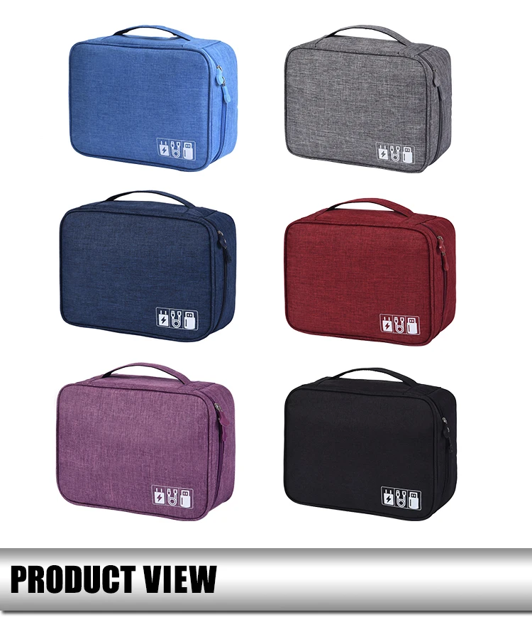 Runhui China Factory Wholesaler Best Selling cable organizer bag double layer digital storage organizer bag.jpg