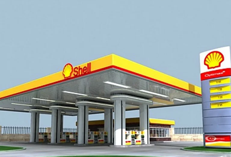New Design Prefabricated Steel Structure Space Frame Gas Station